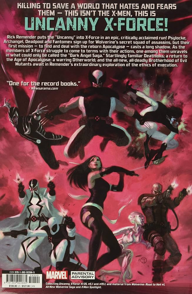 アート・デザイン・音楽 Uncanny X-Force by Rick Remender: The Co UNCANNY X-FORCE BY RICK REMENDER OMNIBUS RIBIC COVER [NEW